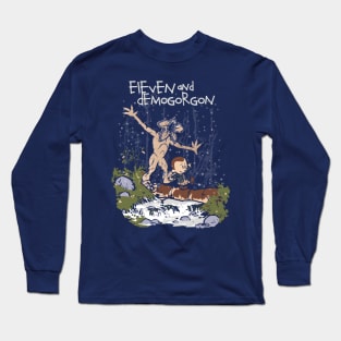 Eleven and Demogorgon Long Sleeve T-Shirt